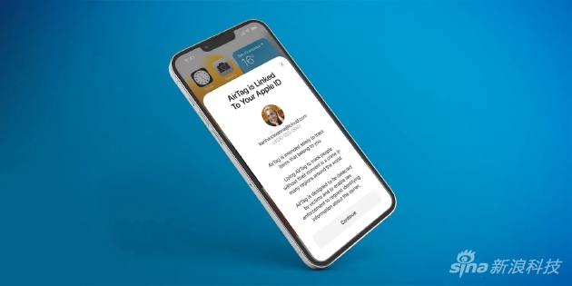 AirTags与您的Apple ID相关联