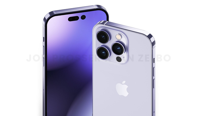 ▲ 苹果 iPhone 14 Pro 渲染图